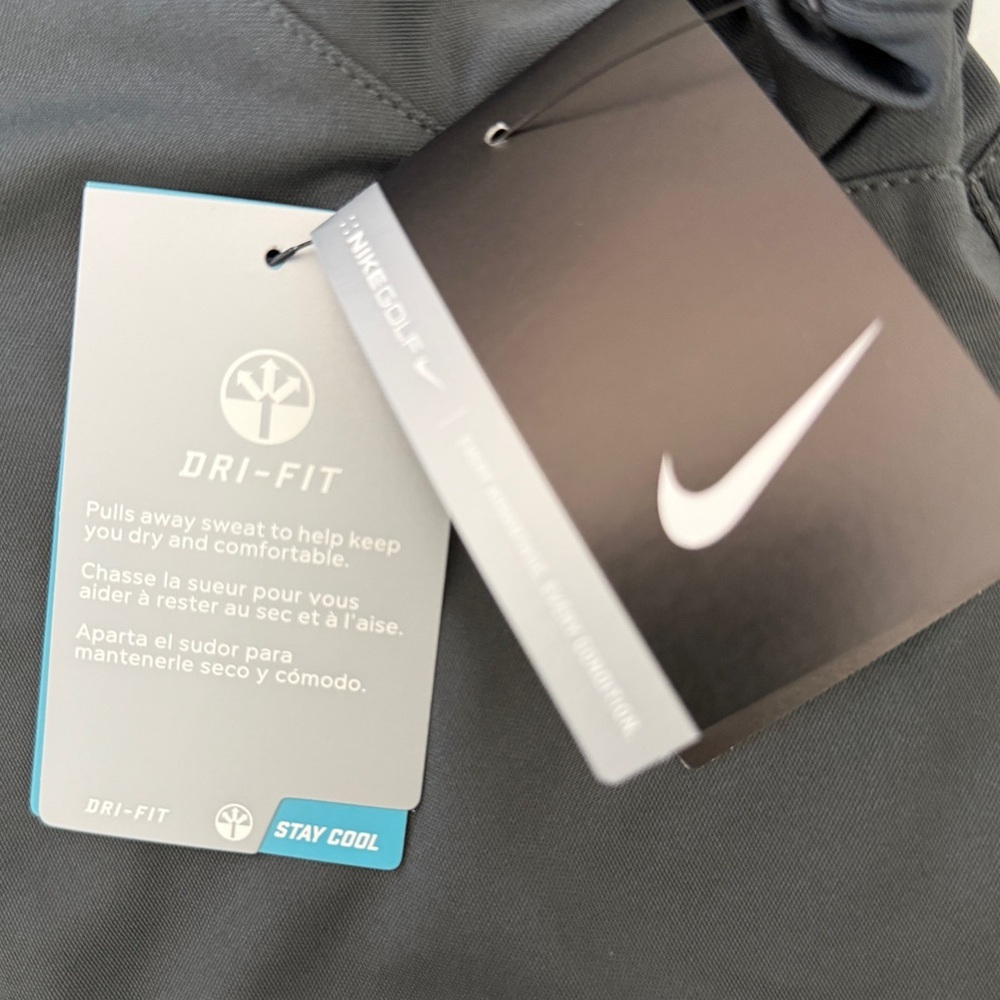 Nike Golf Dri-FIT Polo Shirt Men’s XL Anthracite Gray NWT Torch Cigar Bar Logo - Picture 13 of 13